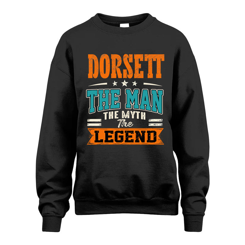 DORSETT HH F007 The Man The Myth The Legend Personalized Shirt – Gift for Men