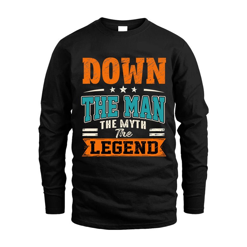 DOWN HH F007 The Man The Myth The Legend Personalized Shirt – Gift for Men