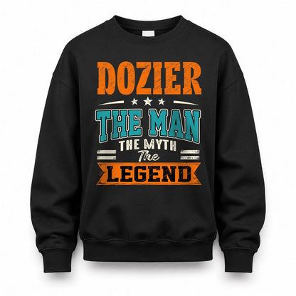 DOZIER HH F007 The Man The Myth The Legend Personalized Shirt – Gift for Men