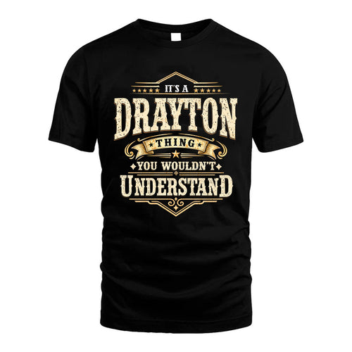 DRAYTON HH-F009–Personalized Name Quote Apparel “It’s an NAME Thing You Wouldn’t Understand”