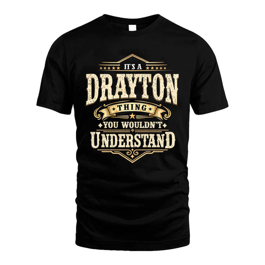 DRAYTON HH-F009–Personalized Name Quote Apparel “It’s an NAME Thing You Wouldn’t Understand”