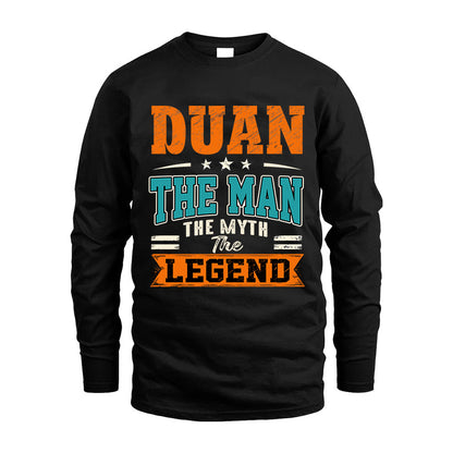 DUAN HH F007 The Man The Myth The Legend Personalized Shirt – Gift for Men