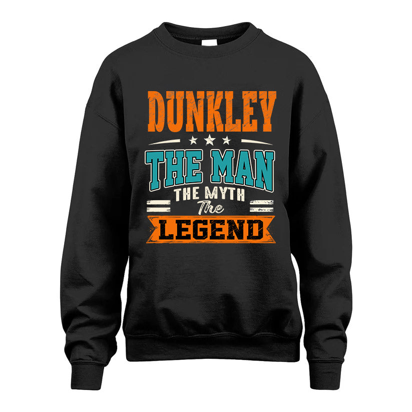 DUNKLEY HH F007 The Man The Myth The Legend Personalized Shirt – Gift for Men
