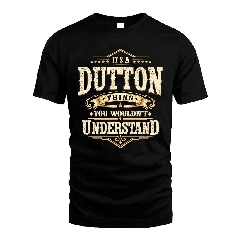 DUTTON HH-F009–Personalized Name Quote Apparel “It’s an NAME Thing You Wouldn’t Understand”
