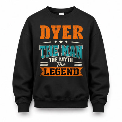 DYER HH F007 The Man The Myth The Legend Personalized Shirt – Gift for Men