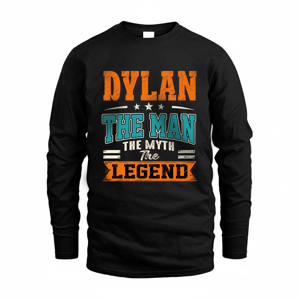 DYLAN HH F007 The Man The Myth The Legend Personalized Shirt – Gift for Men