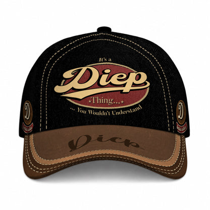 DIEP  TC06 HH79 Personalized Distressed Baseball Cap, Custom Retro Trucker Hat, Statement Dad Cap
