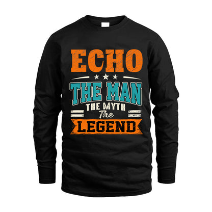 ECHO HH F007 The Man The Myth The Legend Personalized Shirt – Gift for Men