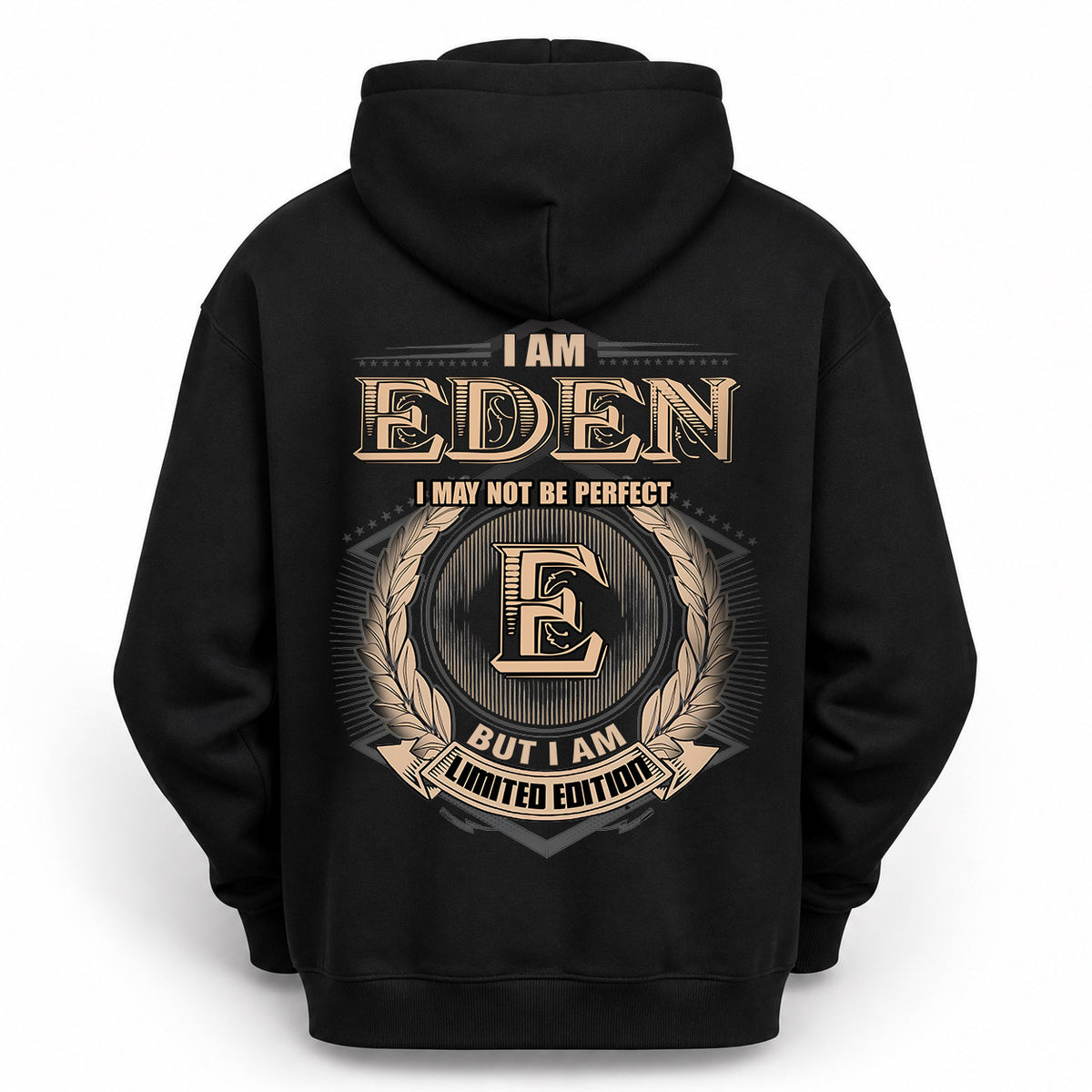EDEN 2K-101–Personalized Name Quote Apparel “I Am NAME May Not Be Perfect But I Am Limited Edition”