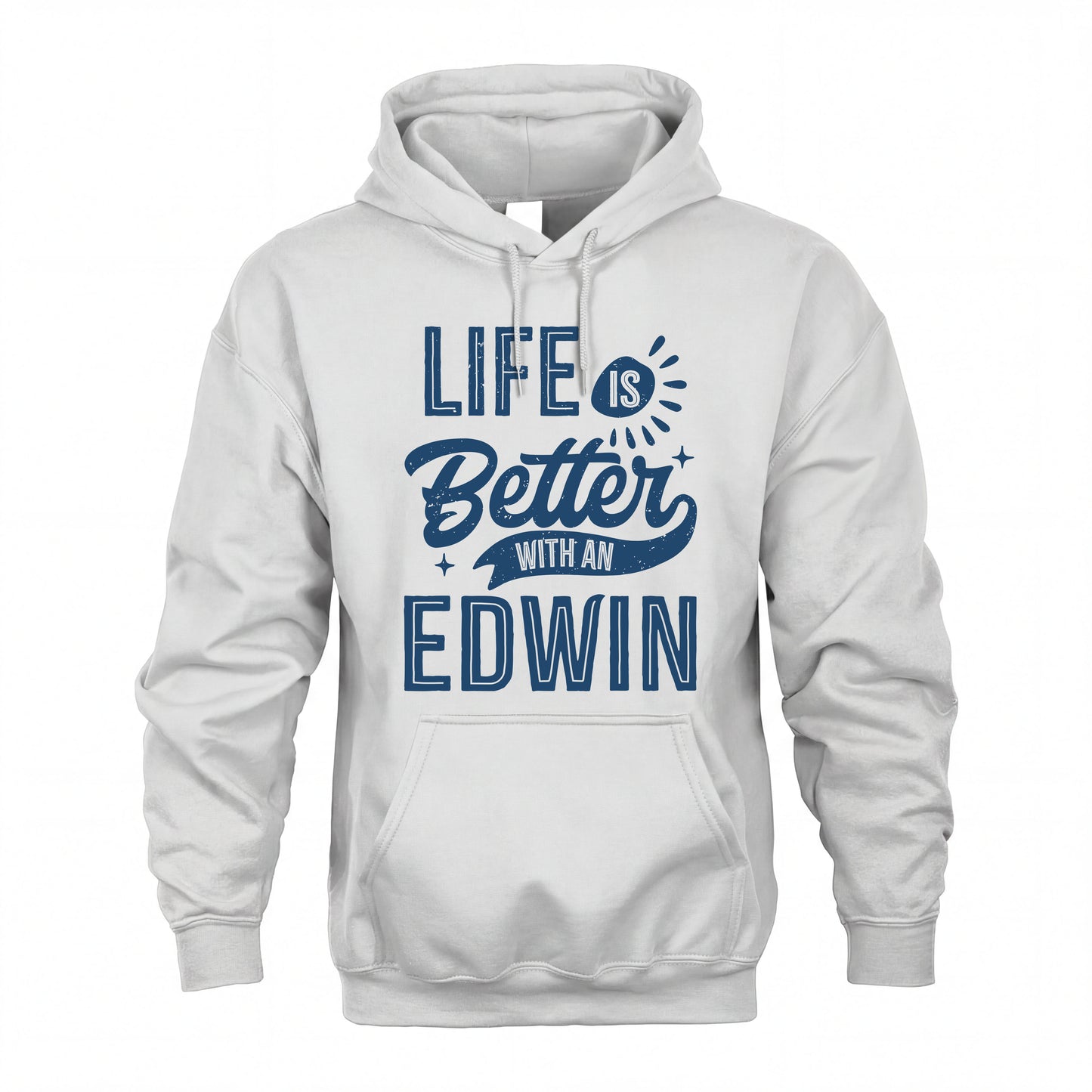 EDWIN HH88-K2–Personalized Name Quote T-Shirt Life Is Better With Unisex Gift