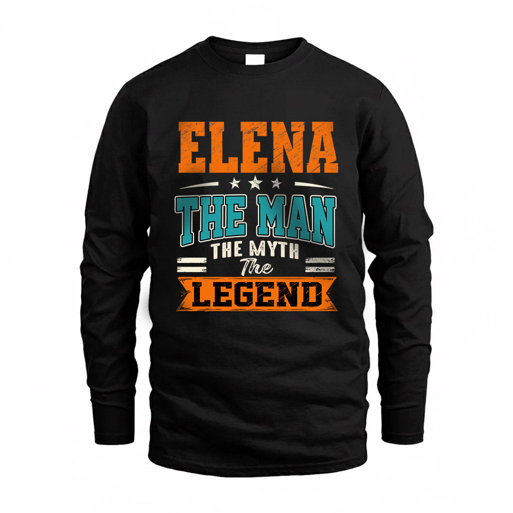 ELENA HH F007 The Man The Myth The Legend Personalized Shirt – Gift for Men