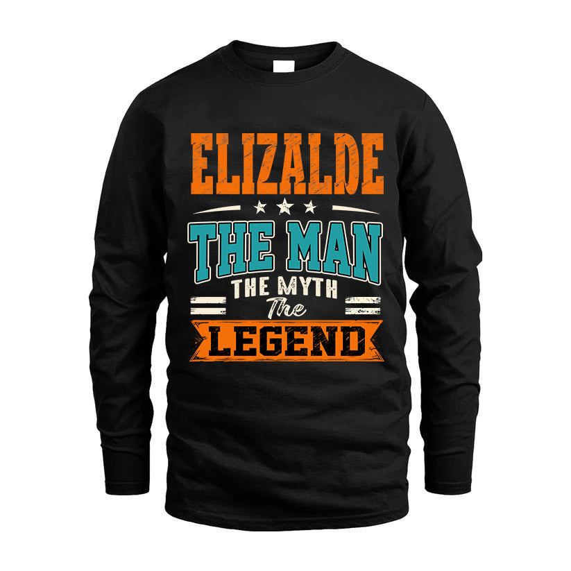 ELIZALDE HH F007 The Man The Myth The Legend Personalized Shirt – Gift for Men