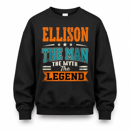 ELLISON HH F007 The Man The Myth The Legend Personalized Shirt – Gift for Men