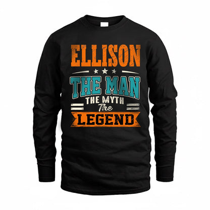 ELLISON HH F007 The Man The Myth The Legend Personalized Shirt – Gift for Men