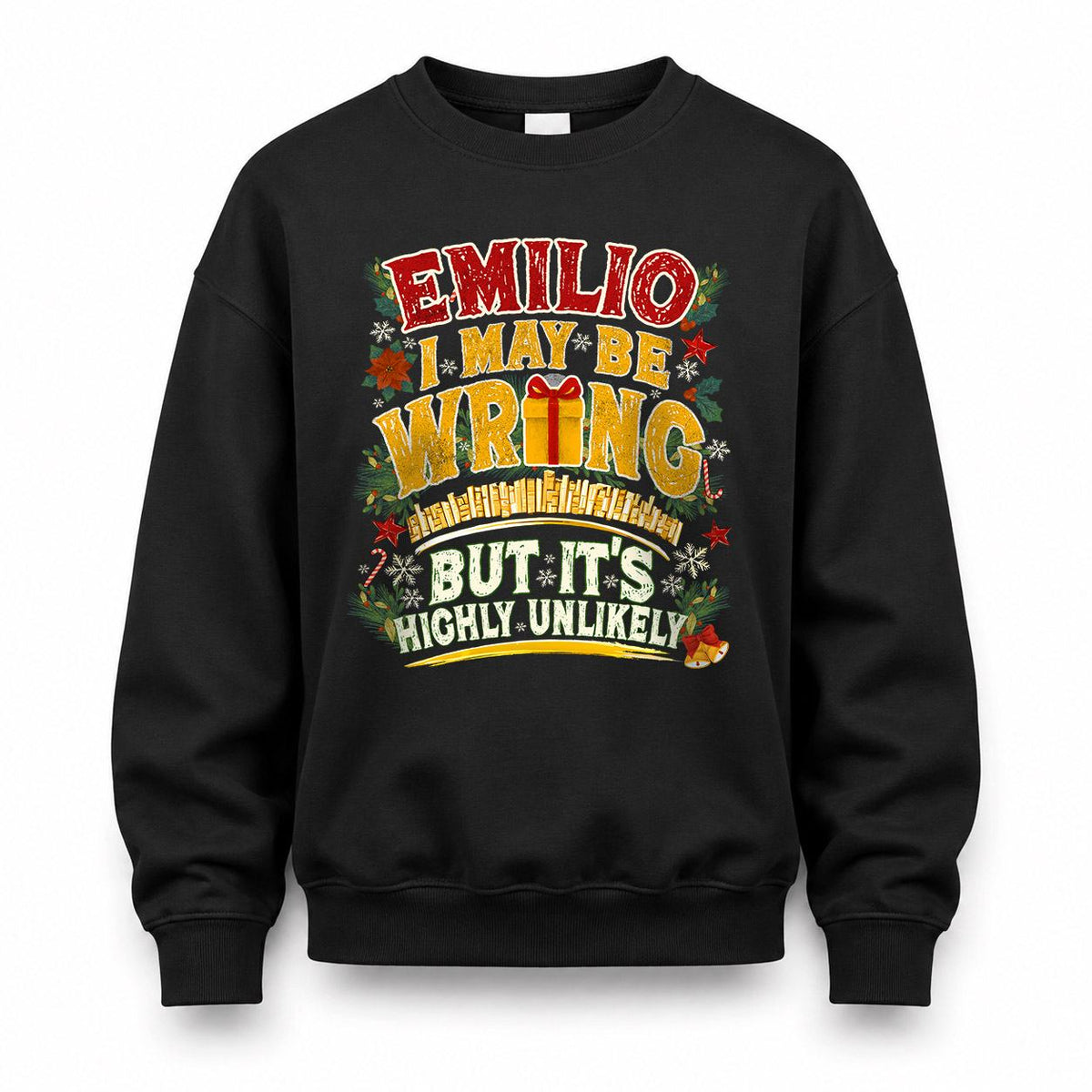 EMILIO HH-F010 Personalized Name Funny Tshirt