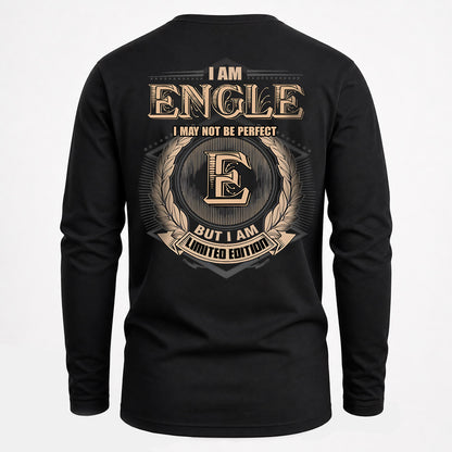 ENGLE 2K-101–Personalized Name Quote Apparel “I Am NAME May Not Be Perfect But I Am Limited Edition”