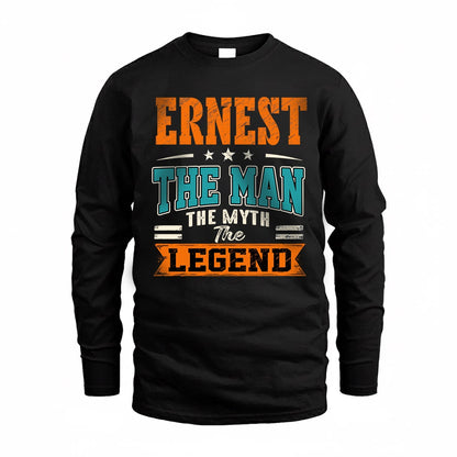 ERNEST HH F007 The Man The Myth The Legend Personalized Shirt – Gift for Men
