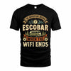 ESCOBAR TT898-K6-229 – Personalized Funny Camping Quote Apparel “The Adventure Begins When The WiFi Ends”