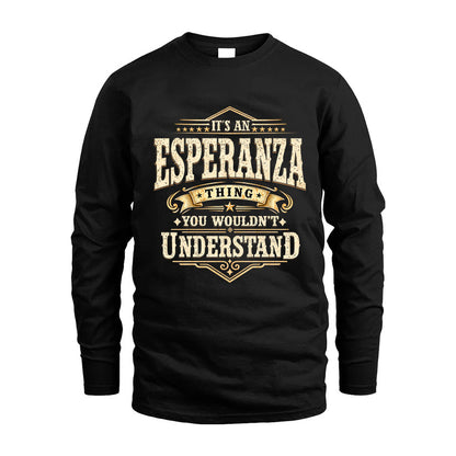 ESPERANZA HH-F009–Personalized Name Quote Apparel “It’s an NAME Thing You Wouldn’t Understand”