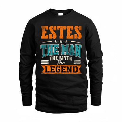 ESTES HH F007 The Man The Myth The Legend Personalized Shirt – Gift for Men