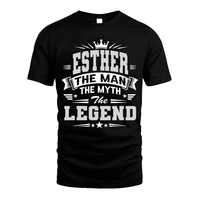 ESTHER HH F004 The Man The Myth The Legend Personalized Shirt – Gift for Men