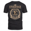 ETHERIDGE 2K-101–Personalized Name Quote Apparel “I Am NAME May Not Be Perfect But I Am Limited Edition”