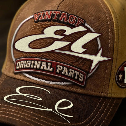EL TC02 HH79  Personalized Name Baseball Cap, Vintage Retro Hat, Custom Gift for Him & Her