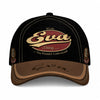 EVA  TC06 HH79 Personalized Distressed Baseball Cap, Custom Retro Trucker Hat, Statement Dad Cap