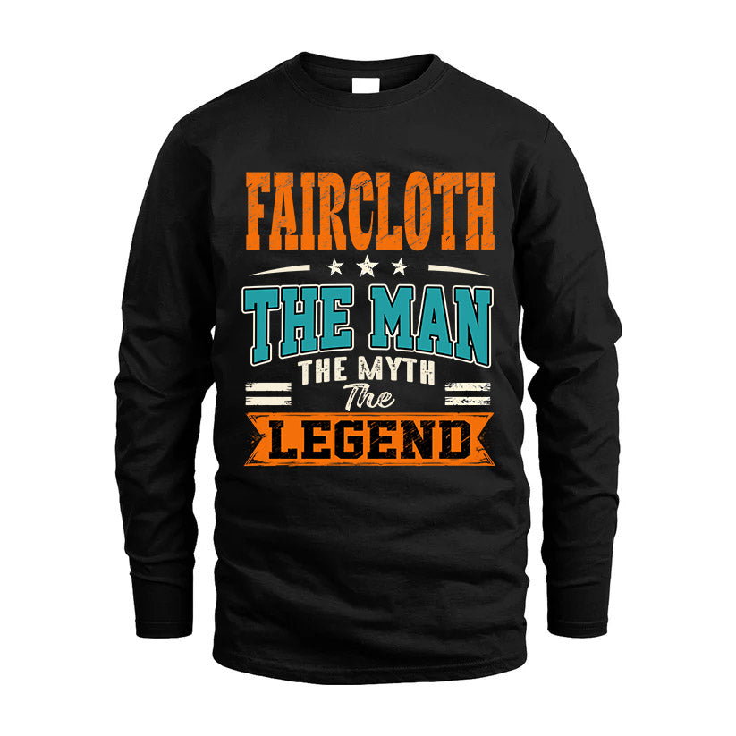 FAIRCLOTH HH F007 The Man The Myth The Legend Personalized Shirt – Gift for Men