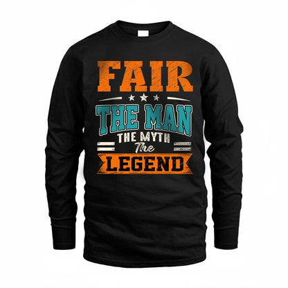 FAIR HH F007 The Man The Myth The Legend Personalized Shirt – Gift for Men