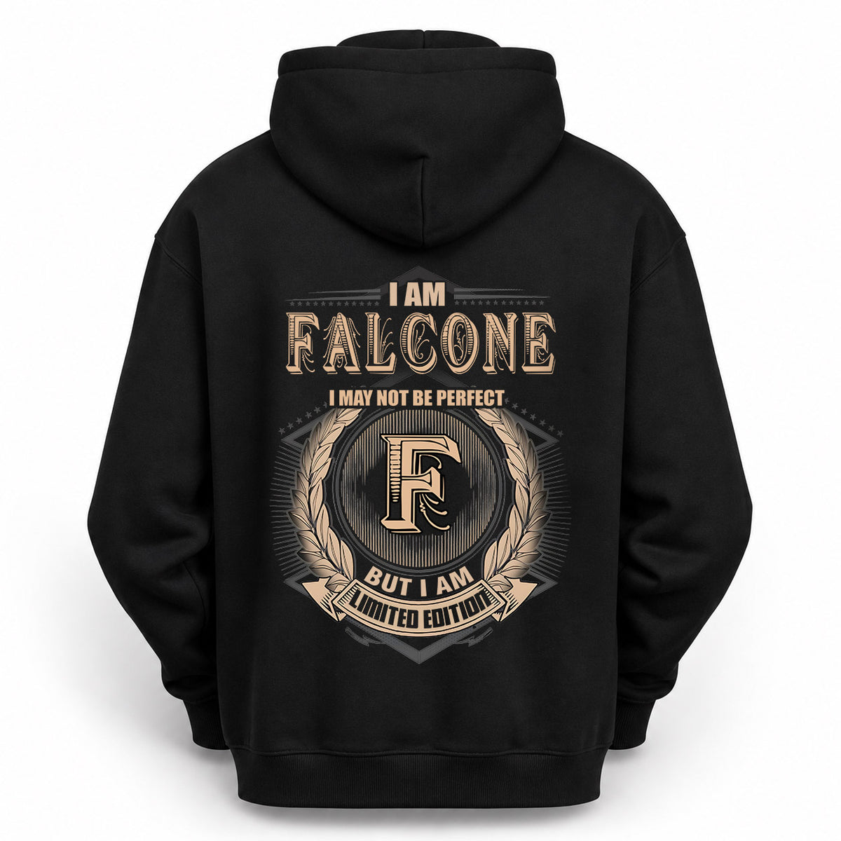 FALCONE 2K-101–Personalized Name Quote Apparel “I Am NAME May Not Be Perfect But I Am Limited Edition”