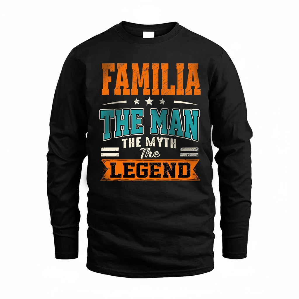 FAMILIA HH F007 The Man The Myth The Legend Personalized Shirt – Gift for Men