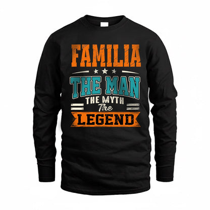FAMILIA HH F007 The Man The Myth The Legend Personalized Shirt – Gift for Men