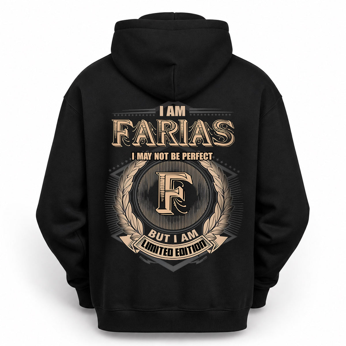 FARIAS 2K-101–Personalized Name Quote Apparel “I Am NAME May Not Be Perfect But I Am Limited Edition”