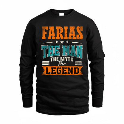 FARIAS HH F007 The Man The Myth The Legend Personalized Shirt – Gift for Men