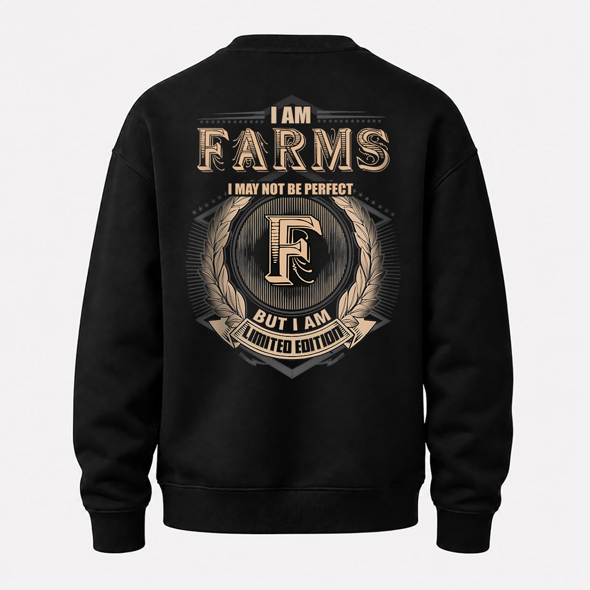 FARMS 2K-101–Personalized Name Quote Apparel “I Am NAME May Not Be Perfect But I Am Limited Edition”