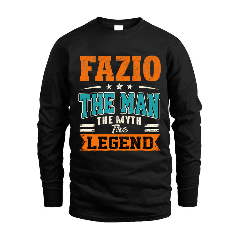 FAZIO HH F007 The Man The Myth The Legend Personalized Shirt – Gift for Men