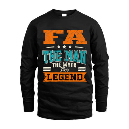 FA HH F007 The Man The Myth The Legend Personalized Shirt – Gift for Men