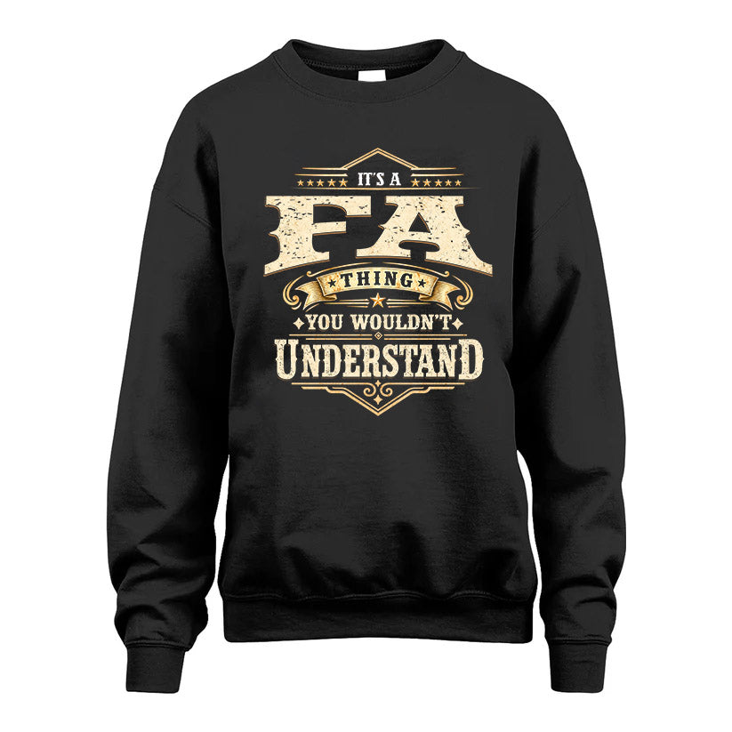 FA HH-F009–Personalized Name Quote Apparel “It’s an NAME Thing You Wouldn’t Understand”