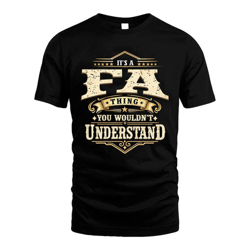FA HH-F009–Personalized Name Quote Apparel “It’s an NAME Thing You Wouldn’t Understand”