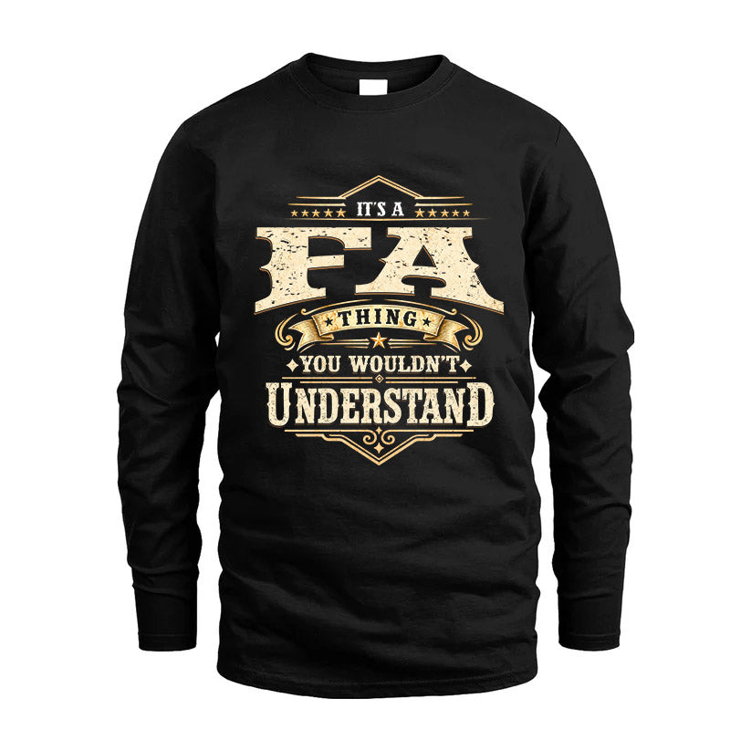 FA HH-F009–Personalized Name Quote Apparel “It’s an NAME Thing You Wouldn’t Understand”
