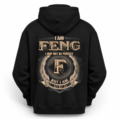 FENG 2K-101–Personalized Name Quote Apparel “I Am NAME May Not Be Perfect But I Am Limited Edition”