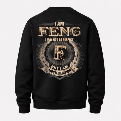 FENG 2K-101–Personalized Name Quote Apparel “I Am NAME May Not Be Perfect But I Am Limited Edition”