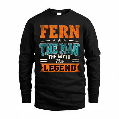 FERN HH F007 The Man The Myth The Legend Personalized Shirt – Gift for Men