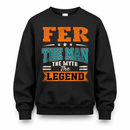 FER HH F007 The Man The Myth The Legend Personalized Shirt – Gift for Men