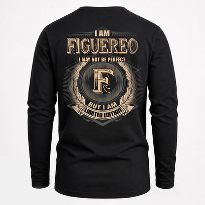 FIGUEREO 2K-101–Personalized Name Quote Apparel “I Am NAME May Not Be Perfect But I Am Limited Edition”