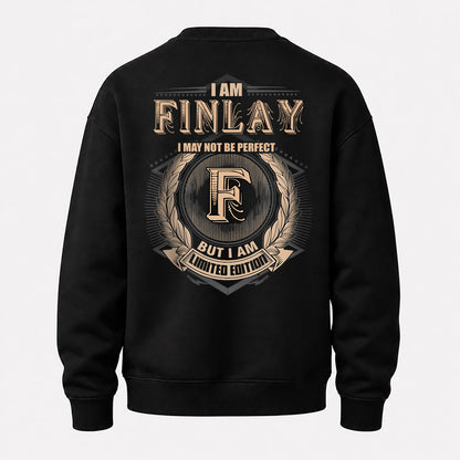 FINLAY 2K-101–Personalized Name Quote Apparel “I Am NAME May Not Be Perfect But I Am Limited Edition”