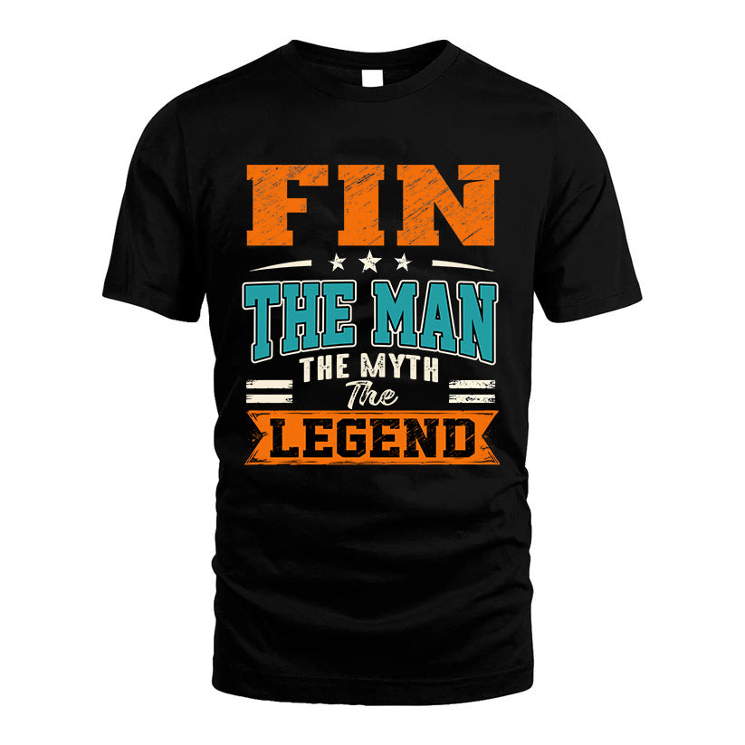 FIN HH F007 The Man The Myth The Legend Personalized Shirt – Gift for Men