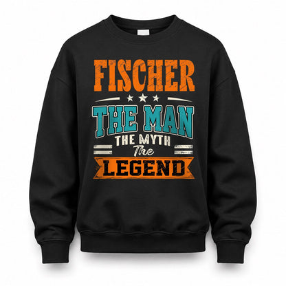 FISCHER HH F007 The Man The Myth The Legend Personalized Shirt – Gift for Men