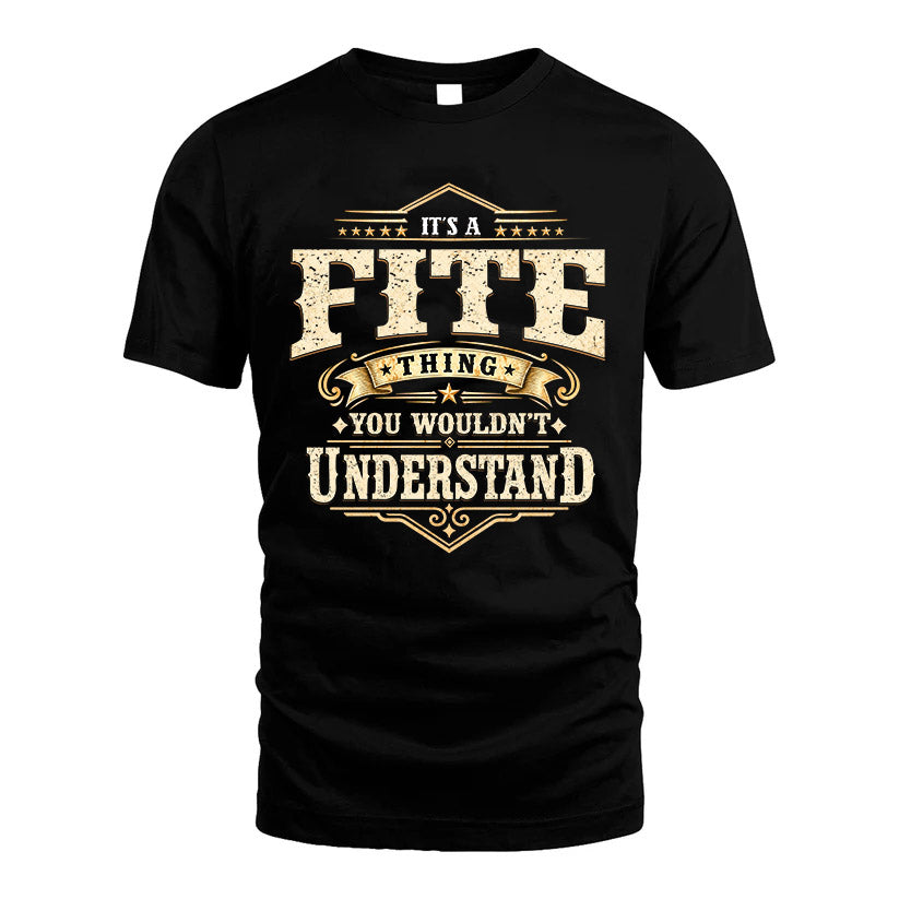 FITE HH-F009–Personalized Name Quote Apparel “It’s an NAME Thing You Wouldn’t Understand”